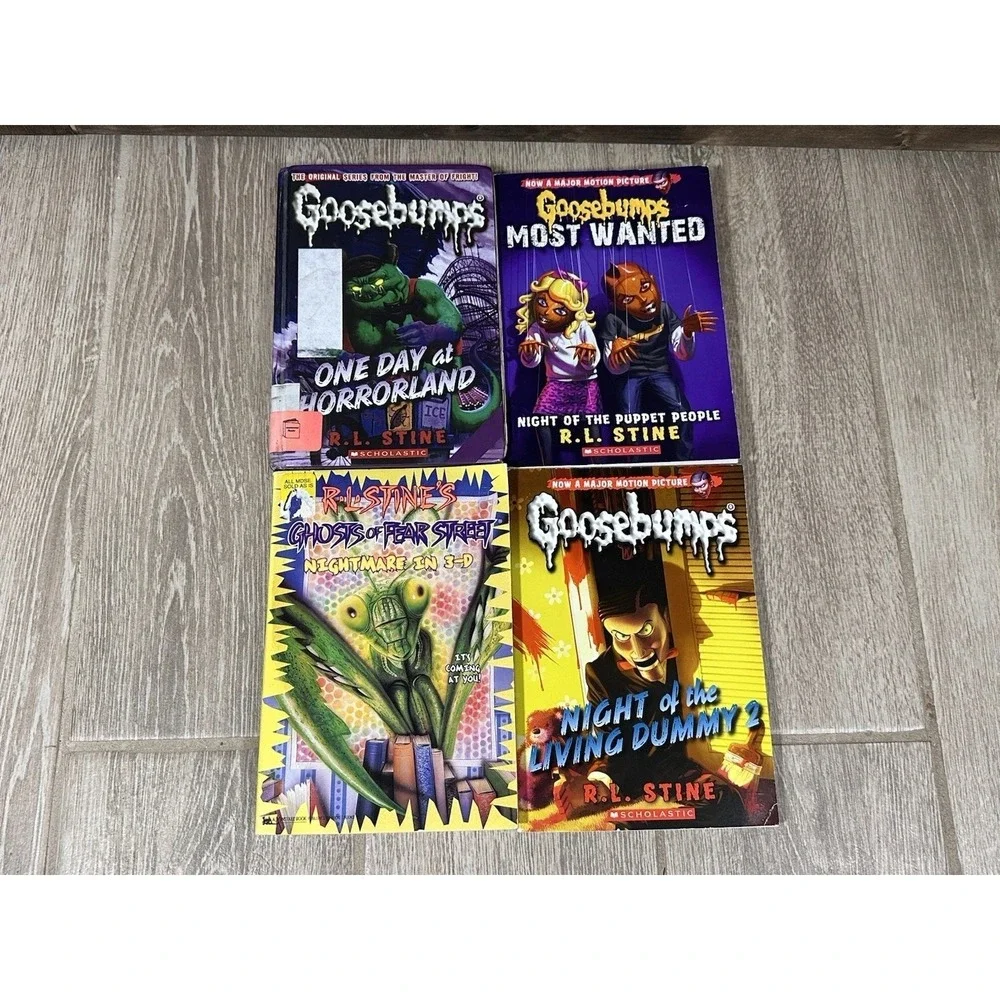 R.L. Stine 1st Print Edition Goosebumps Book Bundle - Assorted Lot - Horrorcore